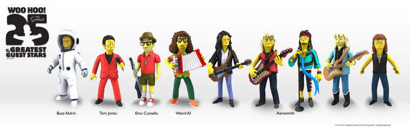 Illustration for article titled “Weird Al” and Buzz Aldrin to be immortalized as Simpsons action figures